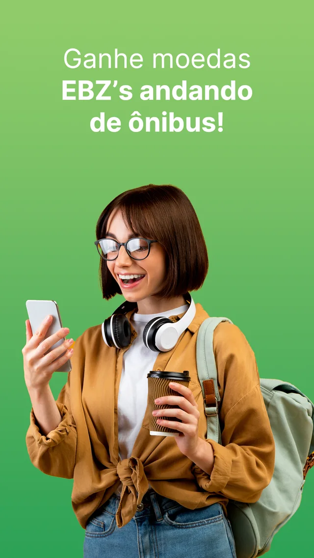 Imagem da loja de aplicativos do Ecobonuz sobre ganhar moedas andando de ônibus